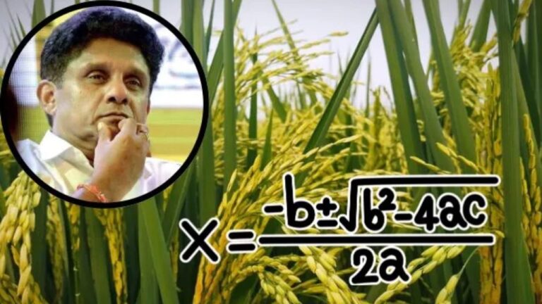 සජිත් ජනපති වූ වහාම සහල් මිල පාලනයට මිල සූත්‍රයක්.!