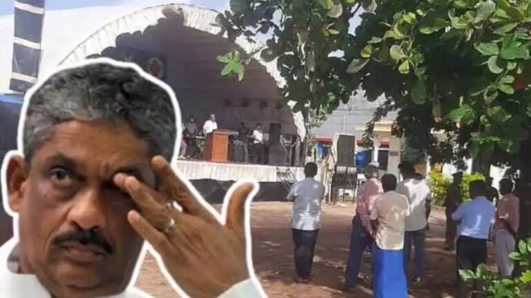 ෆීල්ඩ් මාර්ෂල් ෆොන්සේකා නුවරඑළියේ දැවැන්ත ජන රැලියක…වේදිකාවේ 10යි… කතා අහන්න 6යි…!