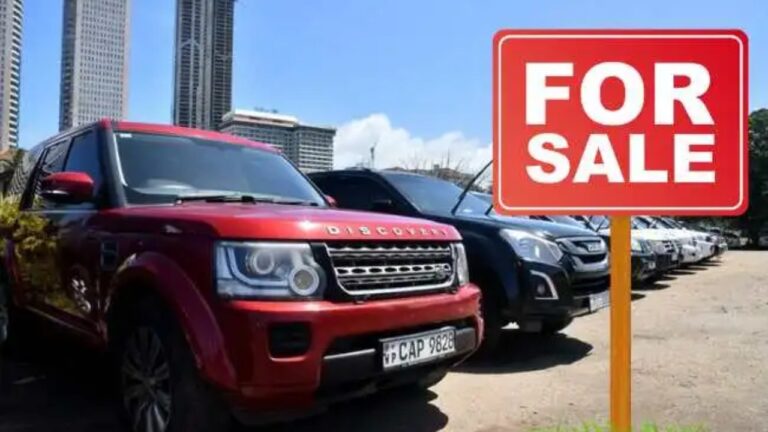 දමා ගිය වාහන කිසිවෙකුට නැවත බෙදා දී නෑ.. ප්‍රසිද්ධ වෙන්දේසියකදී විකුණා දමනවා.!