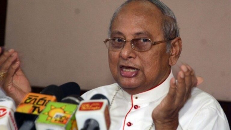 මාලිමා ආණ්ඩුවට කාදිනල් හිමිගෙන් රතු නිවේදනයක්.!
