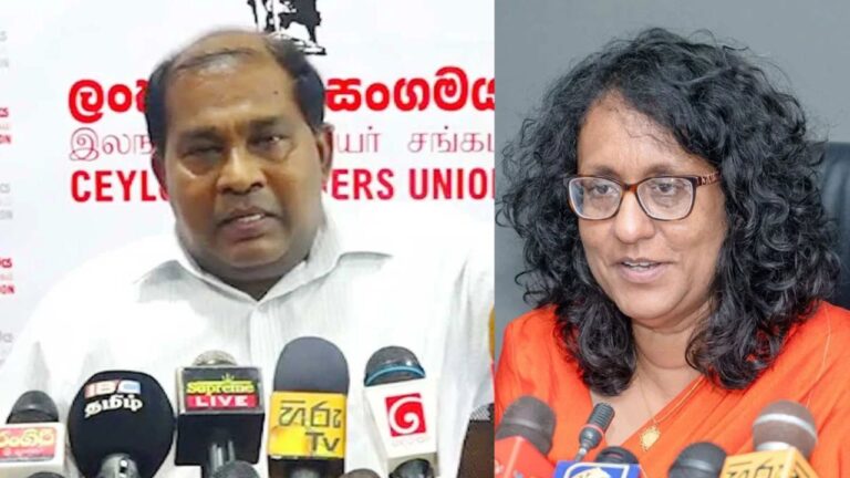 අධ්‍යාපන ඇමති හරිනි අපි එක්ක කතා කරන්නෑ.. ඇය උත්සව වලට යනවා විතරයි..- ස්ටාලින් මාධ්‍ය හමුවේ..